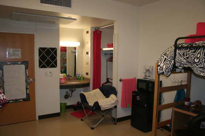Another view inside a room in Centennial Hall